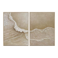 Echoes of the Shore Diptych Painting