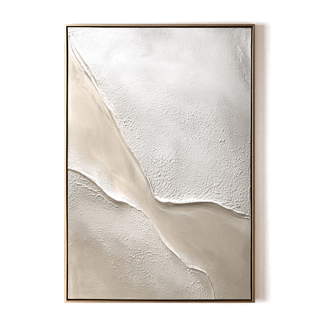 Beige Texture Abstract Beige Textured Abstract Wall Art | Wabi-Sabi Neutral Wall Decor – Yartly