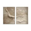 Echoes of the Shore Diptych Painting